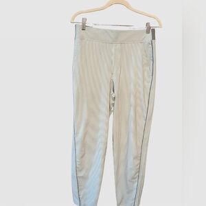 Athleta Brooklyn Striped High Rise Ankle Pants Size 8